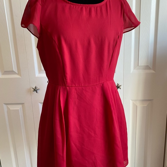 Dark red Forever 21 Short sleeved dress - Picture 1 of 7